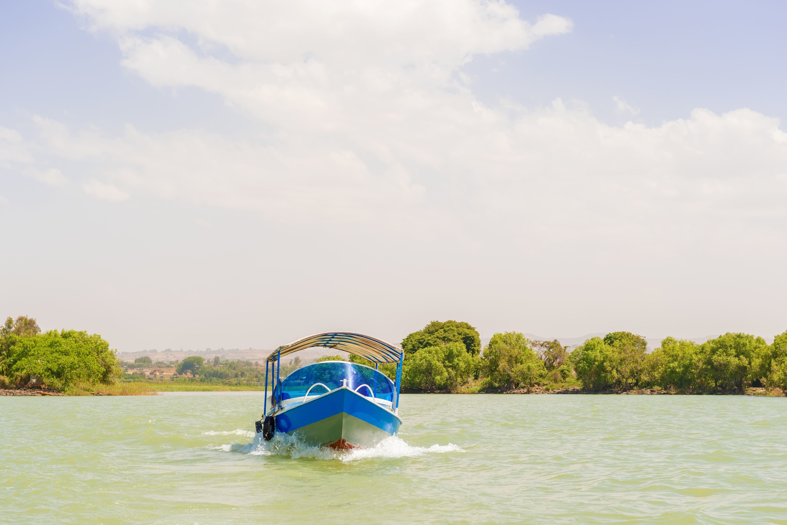 Bateau sur le Lac Tana