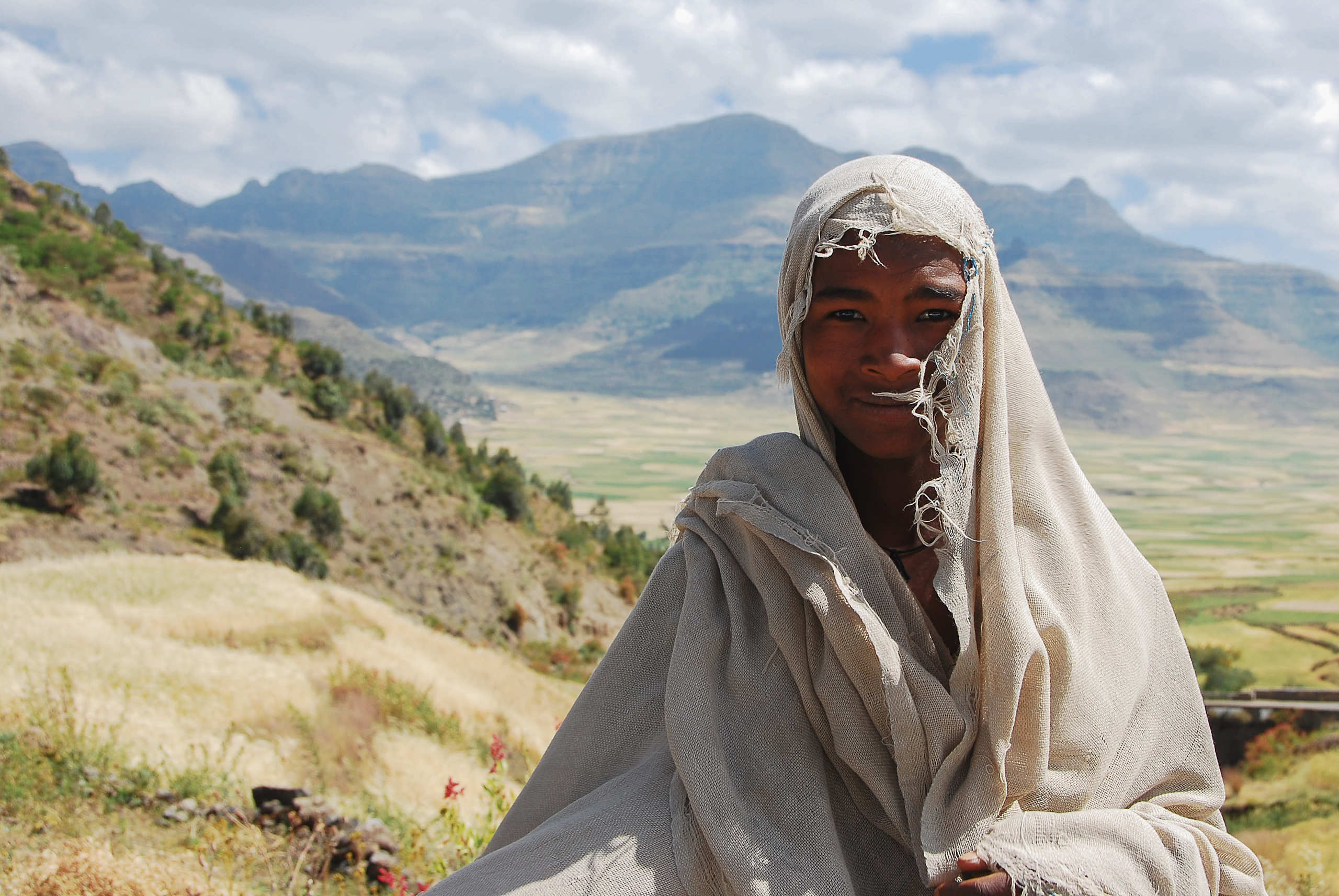 portrait et paysage en Ethiopie